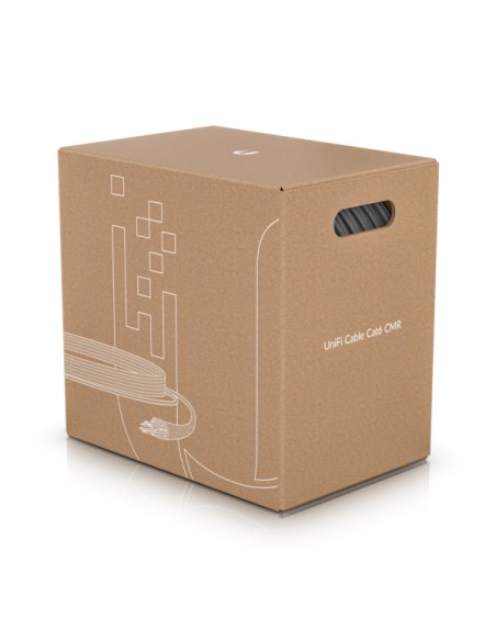 Ubiquiti Networks U-cable-c6-cmr Cable De Red Blanco 305 M Cat6 U/utp [utp]