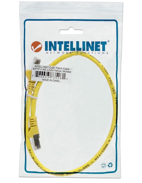 Intellinet Cable De Red Rj45 Sf/utp Cat5e  2m Hebelschutz Amarillo