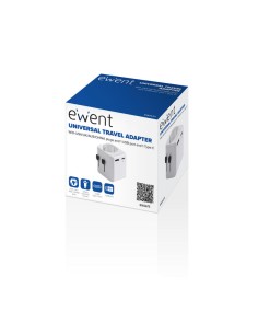 Enchufe Universal Ewent Ew1472 Usa Uk Aus China 1 X Usb 1... 2
