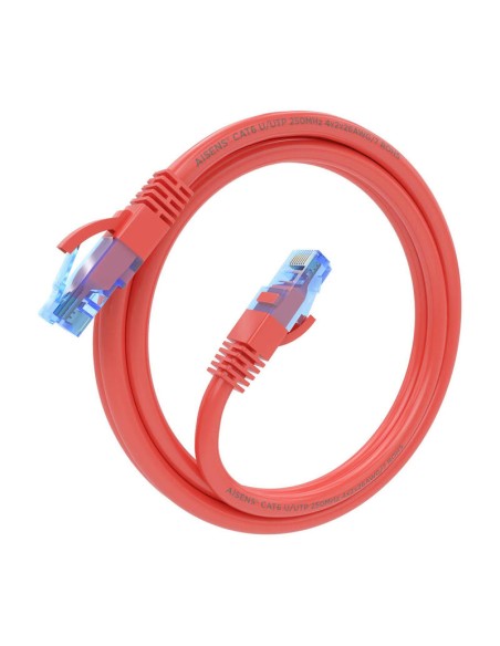 Aisens Cable De Red Rj45 Cat.6 Utp Awg26 Cca - 1m - Rojo