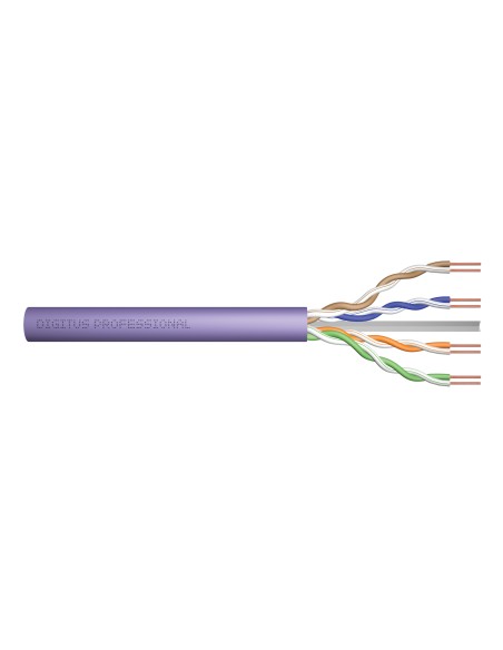 Bobina Cable De Red Digitus U/utp Cat6 Simplex 305m 250 Mhz