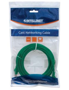 Intellinet Cat6, 0.5m Cable De Red Verde 0,5 M U/utp [utp] 2