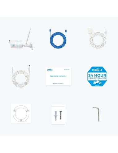 Cámara Exterior Reolink W320 5mp Wifi Blanco