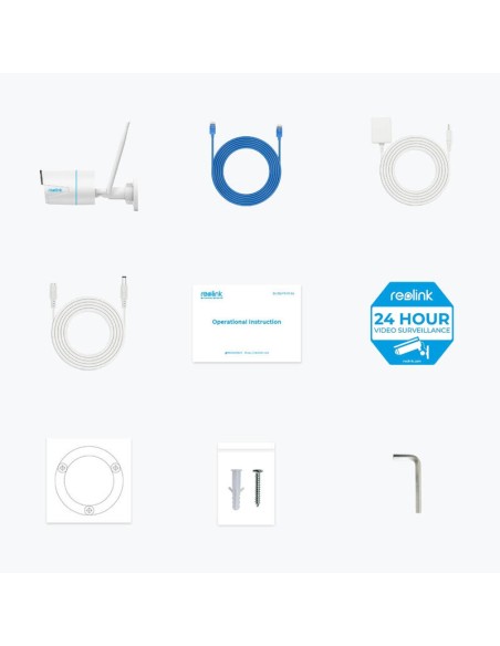 Cámara Exterior Reolink W320 5mp Wifi Blanco