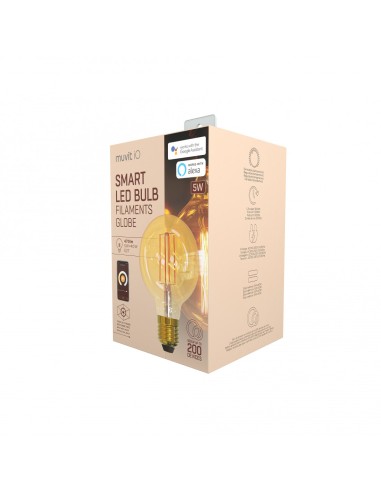 Bombilla Inteligente Edison Muvit Io Miobulb012...