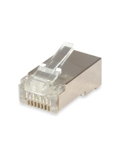 Kit 100 Conectores Rj45 Equip Categoria 6  Fpt Con Guia Y... 2