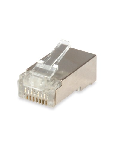 Kit 100 Conectores Rj45 Equip Categoria 6  Fpt...