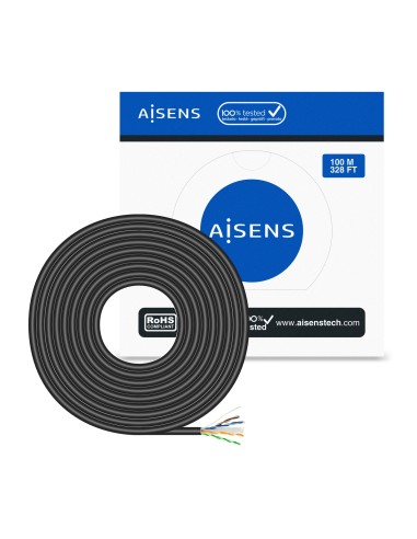 Aisens Bobina Cable Exterior Rj45 Cat.6 Utp...