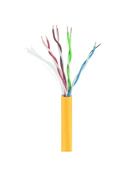 Gembird Cable De Red Utp Solid Cat. 5 Cca 305m Roll Amarillo Upc-5004e-sol-y