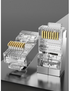 Conector Rj45 Idcr0-100 Cat.6 Ftp 100 Uds 2