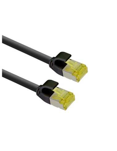 Helos Ultra Slim Cable De Red S/ftp Cat 6a Negro 1,0m