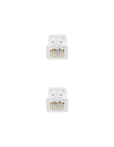 Nanocable Cable Red Latiguillo Rj45 Lszh Cat.6a Utp Awg24, Blanco, 1.0 M