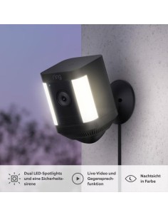 Amazon Ring Spotlight Cam Plus Plug-in Negro 2