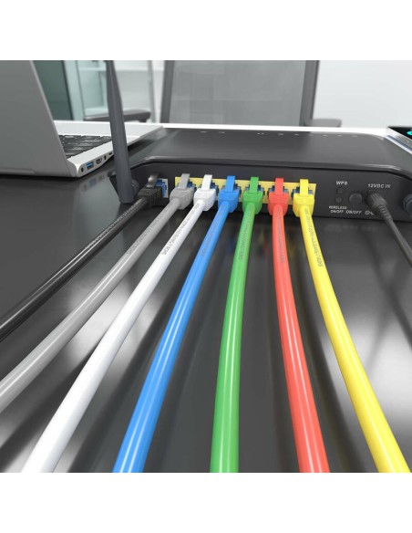 Aisens Cable De Red Rj45 Cat.6 Utp Awg26 Cca - 20m - Negro