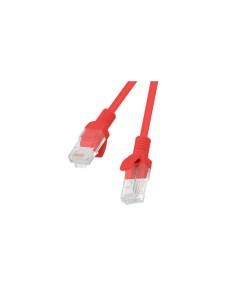 Pack 10 Lanberg Cable De Red Rj45 Cat. 5e Utp 0.25m Rojo...