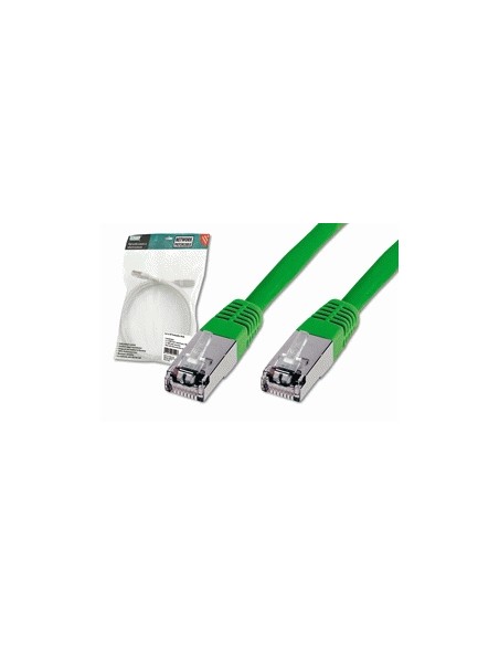 Cable De Red Apantallado F/utp Categoria 5e 1m Color Verde