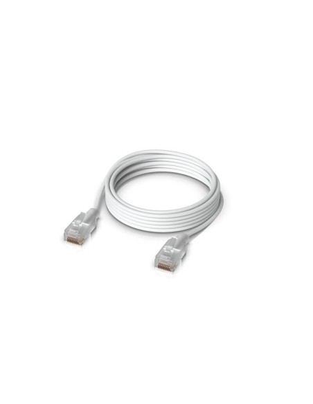 Ubiquiti Uacc-cable-patch-el-2m-w Cable De Red Translúcido, Blanco Cat6