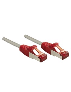 Lindy Cable De Red Cat6 Crossover S/ftp Gris/rojo 3.00m