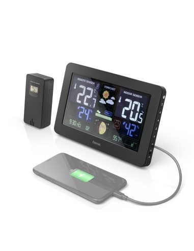 Estación Meteorológica Hama Premium Con Usb