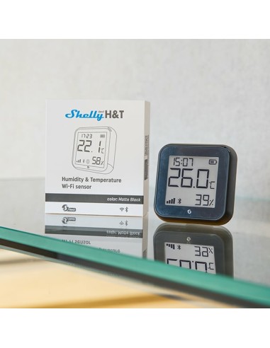 Shelly Plus H&t Gen3, Detector Negro (mate)...