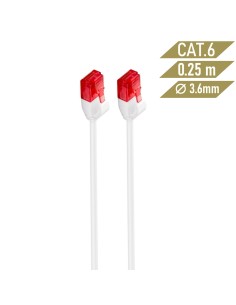 Ewent Cable Red Slim Cat.6 U/utp Awg30/7, Cu, 0,25mt... 2