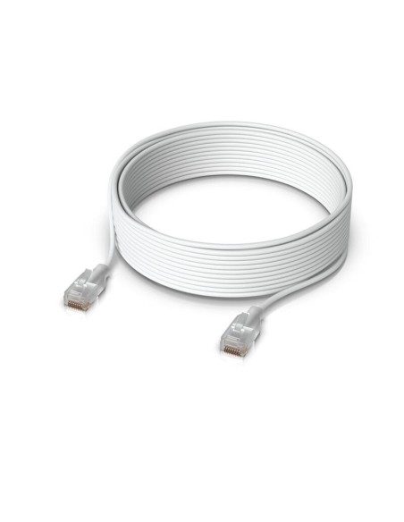 Ubiquiti Uacc-cable-patch-el-12m-w Cable De Red Translúcido, Blanco Cat6