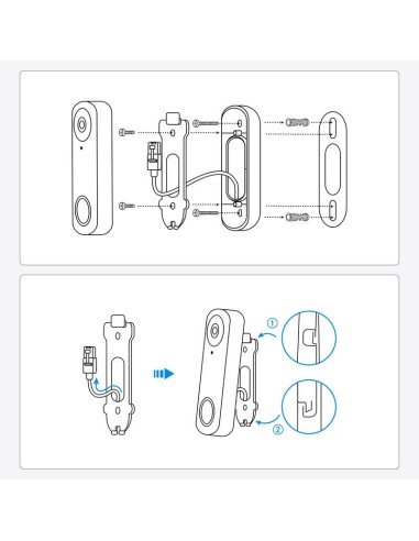 Timbre De Video Poe Con Cable Reolink D340p...