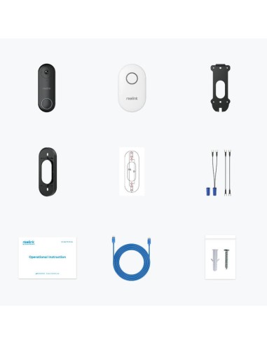 Timbre De Video Poe Con Cable Reolink D340p...