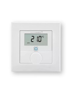 Termostato De Pared Homematic Ip Con Sensor De Humedad...