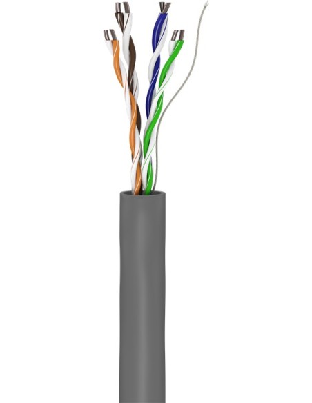 Goobay 68710 Cable De Red Cat 5e, U/utp, Gris, 100m