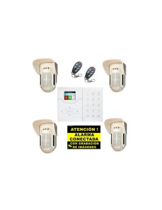 Kit De Alarma Bysecur Ip / Gsm. Central + 4 Volumétricos...