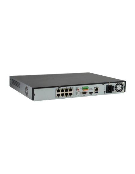 Levelone Gemini Videograbador Nvr-0508 Nvr De Red Poe 8 Canales 8 Puertos Poe H.265 Hdmi