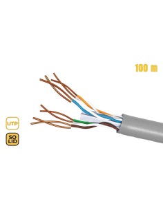 Bobina De Cable Rj45 Utp Phasak Phr 6100 Cat.6 100m 2