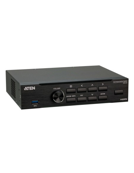 Aten Switch De Presentación Quadview Con Multistreaming
