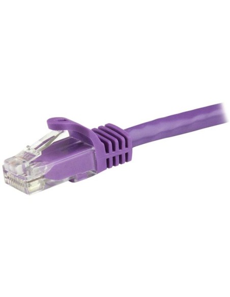 Startech.com Cable De 1,5m Cat6 Ethernet De Red Púrpura - Rj45 Sin Enganches - 24awg, 1,5 M, Cat6, U/utp (utp), Rj-45, Rj-45...