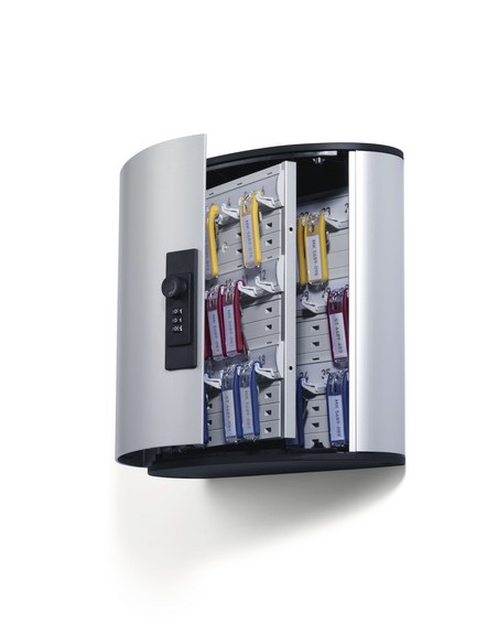 Caja De Llaves Durable Keyboxcode36 Cerradura De Combinación Plateada