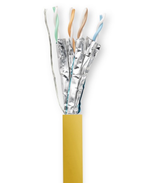 Vivolink Procat40 Cable De Red Amarillo 40 M Cat6a F/ftp [fftp]