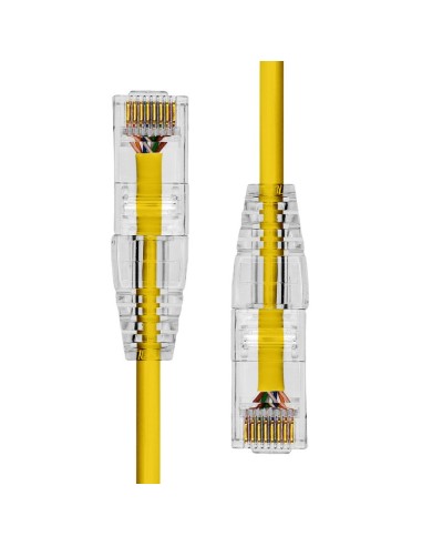 Proxtend Slim U/utp Cat6 Lszh Awg 28 Yellow 4m