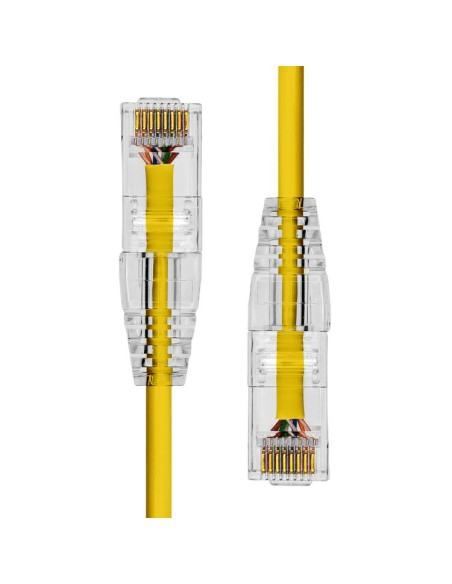 Proxtend Slim U/utp Cat6 Lszh Awg 28 Yellow 4m