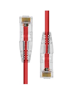 Proxtend Slim U/utp Cat6 Lszh Awg 28 Red 3m 2