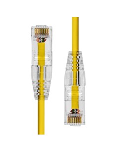 Proxtend Slim U/utp Cat6 Lszh Awg 28 Yellow 3m 2
