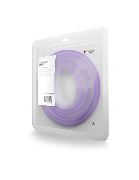 Lindy 48120 Cable De Red Violeta 0,3 M Cat6 U/utp [utp] (lindy U/utp Patchcord Cat6. Cu. Purple. 0.3m)