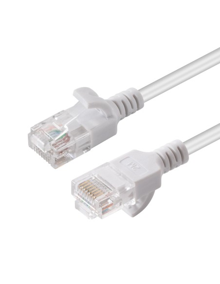 Microconnect W125628002 Cable De Red Blanco 10 M Cat6a U/utp [utp] (u/utp Cat6a Slim 10m White - Unshielded Network Cable, - ...