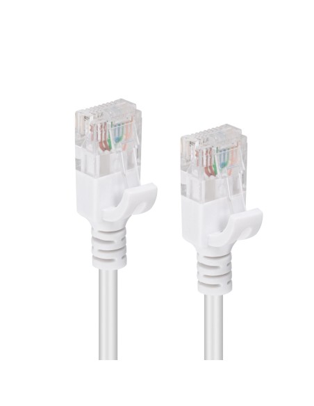Microconnect W125628002 Cable De Red Blanco 10 M Cat6a U/utp [utp] (u/utp Cat6a Slim 10m White - Unshielded Network Cable, - ...