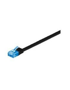 Cable Microconnect V-utp6a02s-flat  De Red Negro 2 M...