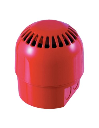 Kidde Commercial As2364 Sirena Analógica De Exterior Alimentada De Lazo Serie 2000. Color Rojo