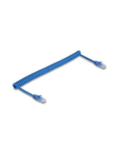 Cable Delock Rj45 Spiral Mecker Zu Mecker Cat.6 Utp 0,8 M