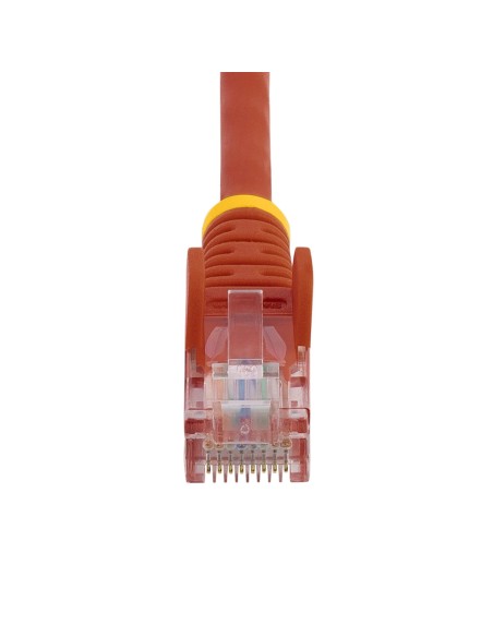 Cable De Red 0.5m Rojo Cat5e   Cabl Ethernet Sin Enganche
