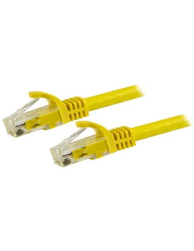 Startech.com Cable De 1,5m Cat6 Ethernet De Red Amarillo - Rj45 Sin Enganches - 24awg, 1,5 M, Cat6, U/utp (utp), Rj-45, Rj-45...
