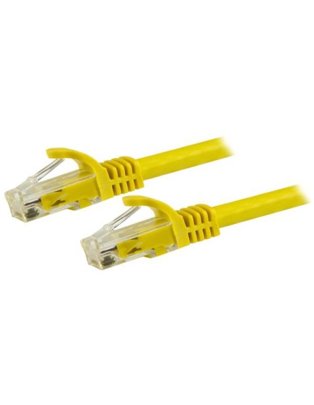 Startech.com Cable De 1,5m Cat6 Ethernet De Red Amarillo - Rj45 Sin Enganches - 24awg, 1,5 M, Cat6, U/utp (utp), Rj-45, Rj-45...
